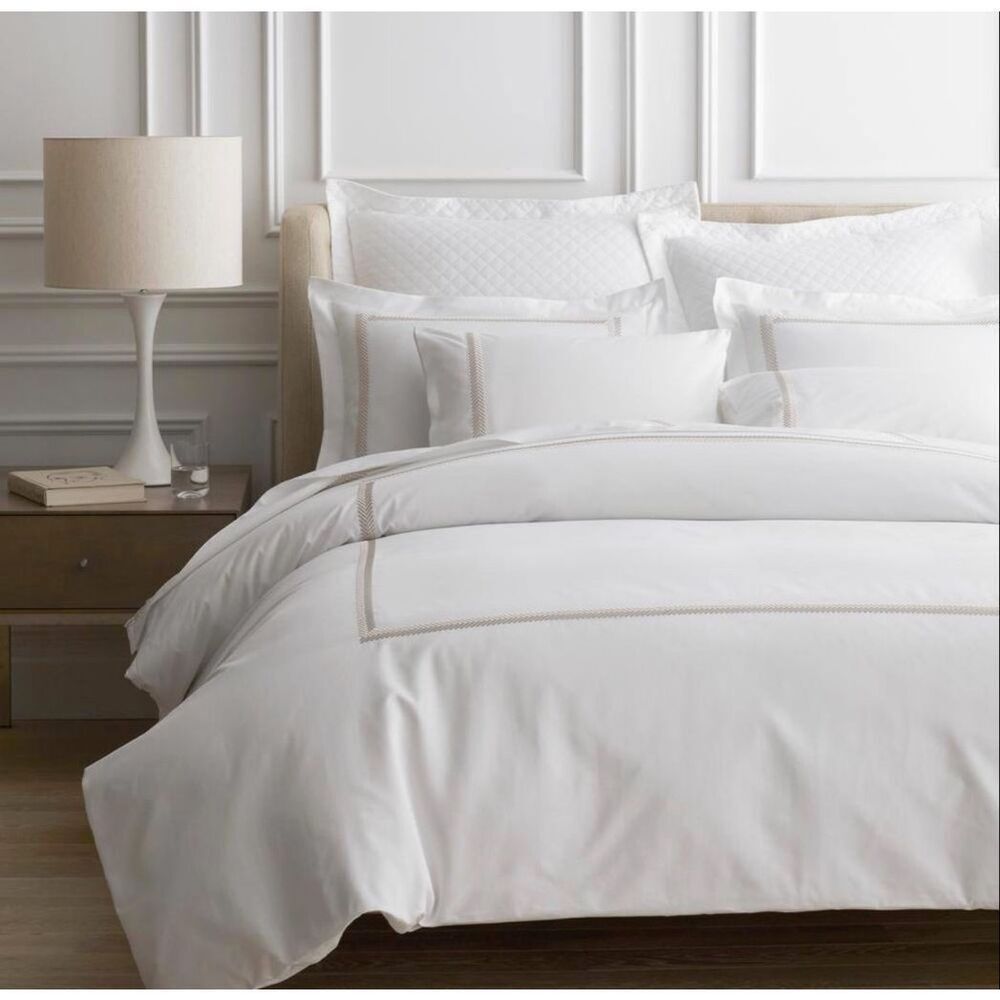 The Company Store Legends Hotel Hewett Taupe Egyptian Cotton Sateen Sham - King - Picture 5 of 9